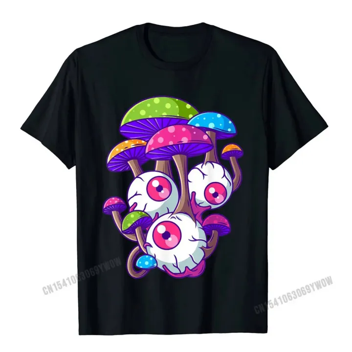 Psychedelic mushroom hippie magic fungus shrooms trance Rave t-shirt ...