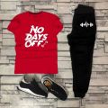 Tracksuit for Men - All Season Wear, Cotton Jersey Fabric, “NO DAYS OFF” Tag Printed Design, Gym Wear/Casual Comfortable Style, Multiple Colors Available. 