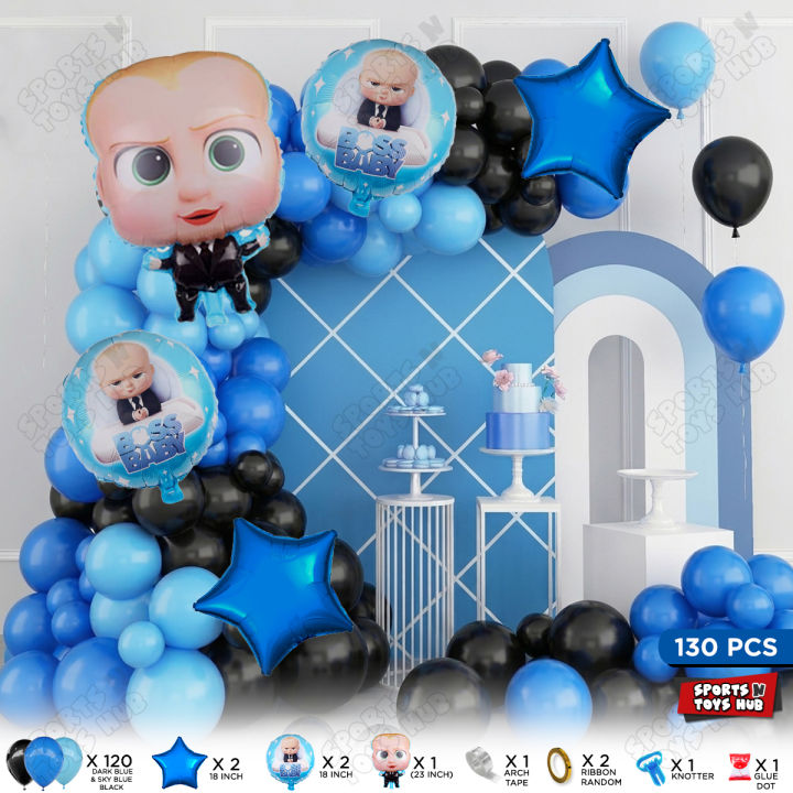 Baby Boss Foil Balloon Set Arch Theme With For Birthday Parties ...