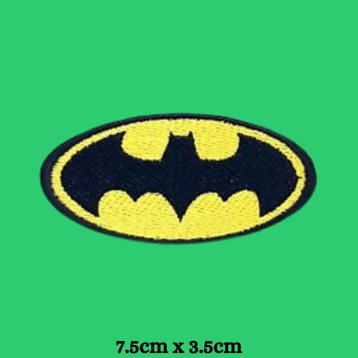 Batman Logo Embroidery Iron On Sew On Patch For T-shirt Bag Cap JEans Badge