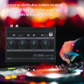 Headphone Amplifier Powerful Low Noise 4 Channels Stereo Sound Portable Amplifier. 