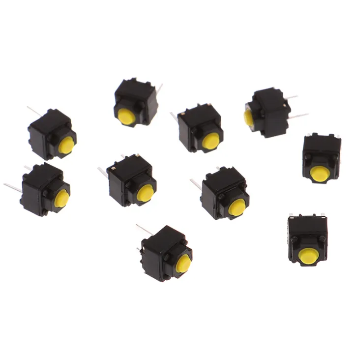 10pcs%20Mute%20Button%206*6*7.3mm%20Silent%20Switch%20Micro%20Mouse%20Button%20Switch%20Encounter%20-%20Image%202
