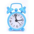 Mini Alarm Clock Electronic Round Number Double Bell Desk Digital Quartz Clock. 