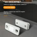 1 Pair / 2 Pair New Invisible Magnetic Door Catch Ultra-Thin Cabinet Magnets Drawer Magnet Catch for Sliding Door Closer Kitchen Cabinet Closer To Protect The Wall Self Adhesive Magnetic Door Stopper. 