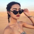 Vintage Cateye Sunglasses Woman Retro Small Cat Eye Sun Glasses Brand Designer Colorful Eyewear For Female Oculos De Sol. 
