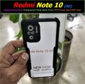 iPaky Design Case For Redmi Note 10 (4G) AIRBAG Shockproof Case Transparent Clear Back Cover TPU Frame Hard Soft Case. 