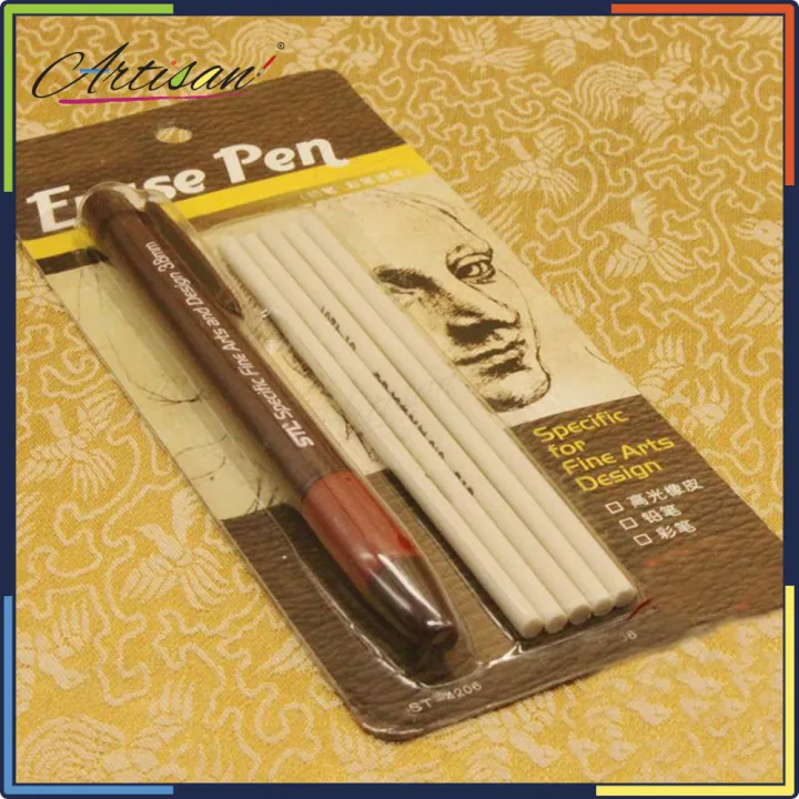 STL%20Eraser%20Pen%20with%205%20Extra%20Refills%20Specific%20for%20Fine%20Arts%20Design%20Pen%20type%20clutch%20eraser%20Macaron%20Eraser%203.8mm%20Tombow%20Mono%20sketching%20eraser%20PVC%20Free%20Eraser%20round%20refillable%20precision%20Sketch%20Writing%20Drawing%20-%20Image%204