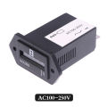Complete Sealed Quartz Timer Counter SYS-1 6 Digits 100-250V AC220V Hour Meter Digital Industrial Mechanical Hours Counter. 