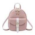 Mini Backpack Small Diagonal Bag Leather Backpack Cute Bow Backpack Ladies Wallet. 