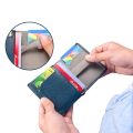 NewBring Minimalist Leather Wallet Men with Credit Card holder Purse male. 