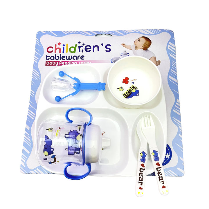 Kids%20Tableware%20Baby%20Bowls%20Set%20%7C%20Children%E2%80%99s%20Tableware%206%20in%201%20Baby%20Feeding%20Set%20-%20Image%202