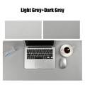 【IKE】Soft Modern Desktop Laptop Large Leather Double-sided Mouse Pad Table Mat. 