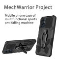 Vantime for Infinix Hot 12 Back Belt Clip Case Kickstand Cover. 