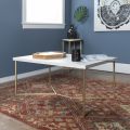 Center Table 2 by 4 feet Rectangular Shape Golden Farm Coffee table Dinning Table Drawing room table Stylish base table. 