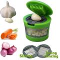 Garlic-A-Peel Garlic Chopper, Crusher, Mincer, Storage Container And Kitchen Innovations. 