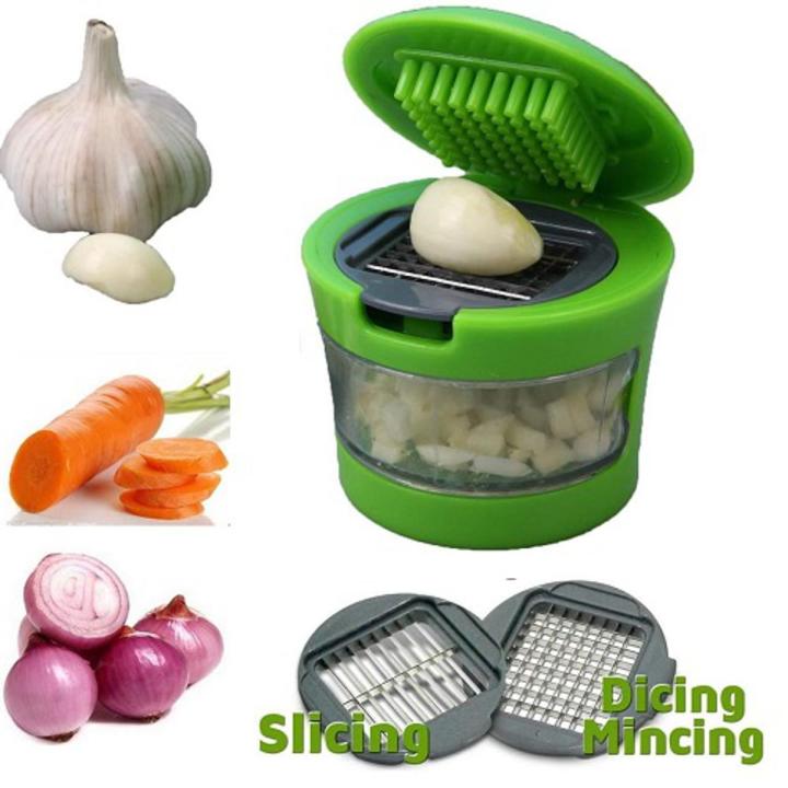 Garlic-A-Peel Garlic Chopper, Crusher, Mincer, Storage Container And Kitchen Innovations