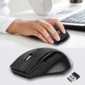 2.4Ghz Wireless Mouse With DPI Adjustable Button for Windows 7/XP/2000/Vista, Portable Computer Gaming Mouse for Desktop/Laptop. 
