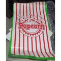 Retro Popcorn Bags 10 PCs (01 Printed & 09 Plain) 25.5cm X 13.2cm X 8.2cm Amazon-Pak. 