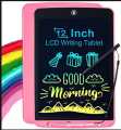 LCD Writing Tablet Multi color for Kids Electronic Slate E-writer Digital Memo Pad Erasable Writing Board Learning Toys Best Gift For Children Education And Daily Life Routine Notebook Purpose -12" Inch | 10" Inch | 8.5 Inch | 6.5" Inch. 