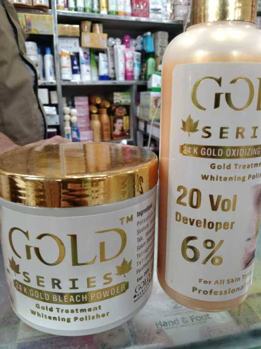 Gold%20Series%20Bleach%20Set%20500ml%20Volume%20200ml%20Powder%20-%20Image%203