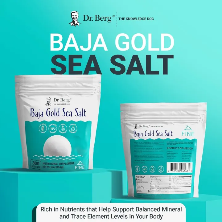 Baja Gold Sea Salt Organic - Natures Fine Sea Salt Support For ...