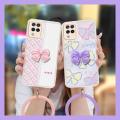 Dirt-resistant Simplicity Phone Case For Samsung Galaxy A12 5G/SM-A125M/A125F soft shell Anti-knock skeleton bowknot. 