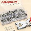 Metal Press Buttons | Metal Snap Button Kit with Hand Pressure Button Piller Tool Kit,Pliers includes 50 durable metal snaps. 