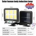120 LED IP65 Waterproof LED Solar Wall Light LED Solar Light Remote Control Motion Sensor Solar Lamp Outdoor Garden Lamp Street Lamp. 