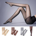 Women Tights Elastic Silk Stockings Solid Color Stockings Pantyhorse Nylon Stockings Legs Female Hosiery Sun Protection. 