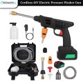 Car Pressure Washer Gun Rechargeable 48V - Car Washer Pump - Pressure Washer Gun - Car Washer Gun - 30 Bar Portable Car Washer Gun High Pressure - Car Wash Spray Gun - Solar Panel Cleaner - Electric Pressure Pump Power Washer for Car,Wall,Floor Cleaning. 