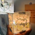 Handmade DIY Tulip Flower Sea Rubik's Cube Three-dimensional Mirror Night Light Full Set of Material Packages Creative Gifts for Friends. 