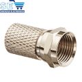 RG6 RG7 Twist On F Type Coaxial Cable Connector Plugs High Quality Connector For TV Satellite Antenna Coax Cable. 