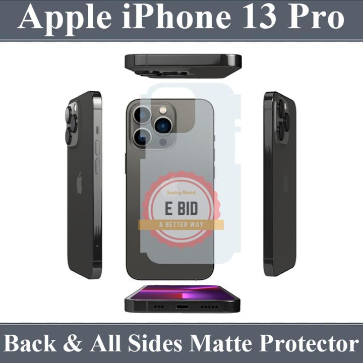 Apple iPhone 13 Pro Complete all Sides Border Protector + Back Matte Protector For Apple iPhone 13 Pro