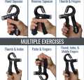 Hand Gripper Strength Trainer (Adjustable), Hand Grip Strengthener, Forearm. 