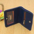 Best slim and small leather wallet for men with zipper. 