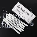 【HOT】 White Waterproof Permanent Fabric Textile Marker Pen Set For T Shirt Shoes Clothes Wood Stone DIY Art Graffiti Drawing Painting. 