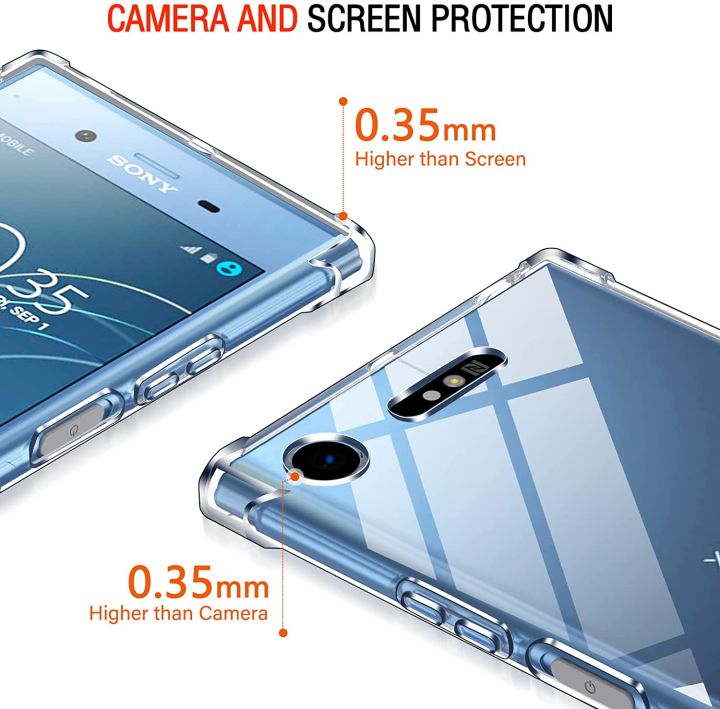 For%20Sony%20Xperia%20XZ1%20Back%20Cover%20Shockproof%20Transparent%20Soft%20TPU%20Silicone%20Protector%20Phone%20Case%20with%20Shock%20Absorption%20Bumper%20Corners%20-%20Image%205
