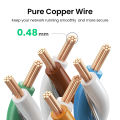 UGREEN Ethernet Cable CAT8 40Gbps Cotton Braided CAT7 Network Lan Cord for Laptops PS5, PS4 10m 20m RJ45 Ethernet Cable. 