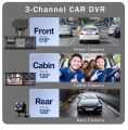 Dash Camera Front and Rear 4k : BLACK BOX TRAFFIC RECORDER. 