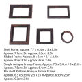 Miniature Picture Frame, 5pcs Exquisite Mini Photo Frame for Dollhouse. 