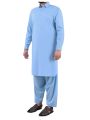 shalwar kameez readmade sky blue for mens. 