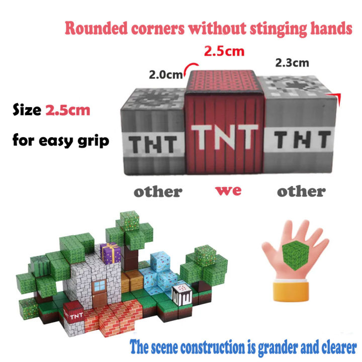 Minecraft%20Magnetic%20Block%20Puzzle%20Magnetic%20Block%20Building%20Magnetic%20Toy%20Building%20Mini%20World%20Magnetic%20Building%20Blocks%20-%20Image%204