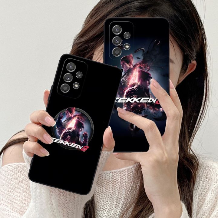 Cool T-Tekken Mobile Cell Phone Case for Samsung Galaxy A91 70 54 53 52 34 24 21 Note 20 10 M54 Plus Ultra 5G Black Cover Funda
