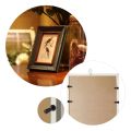 300 Picture Turn Button Fasteners Photo Frame Hardware and 300 Screws for Craft, Hanging, Drawing, Black. 