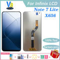 Screen For Infinix Note 7 Lite LCD Touch Screen Digitizer Assembly X656 Replacement 100% Tested Well. 