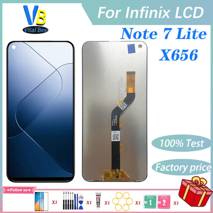 Screen For Infinix Note 7 Lite LCD Touch Screen Digitizer Assembly X656 Replacement 100% Tested Well