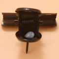 30Pcs Black Push Pins Clips with Thumb Tacks Set. 