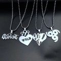 Hip Hop Rapper Juice Wrld 999 Necklace Stainelss Steel Letter Name Heart Pendants Necklaces Fans Memorial Jewelry Gifts. 