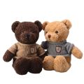 Bear doll sweater bear plush toy dressing teddy bear ragdoll doll hugging bear girl birthday gift. 