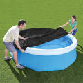 Bestway Pool Cover 58032, 8FT Swimming Fast Set 8' Pool Cover, Pool Clean, Protected, Rainproof, Dustproof, Outdoor Garden, Pool Swimming Sunblock Cover Ready For Summer, Kids, Girls & Boys Fast Set Pools. 